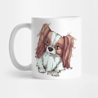 Cute papillon - dog Mug